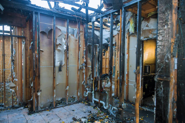 Professional Fire Damage Removal technician working in Half Moon Bay, CA